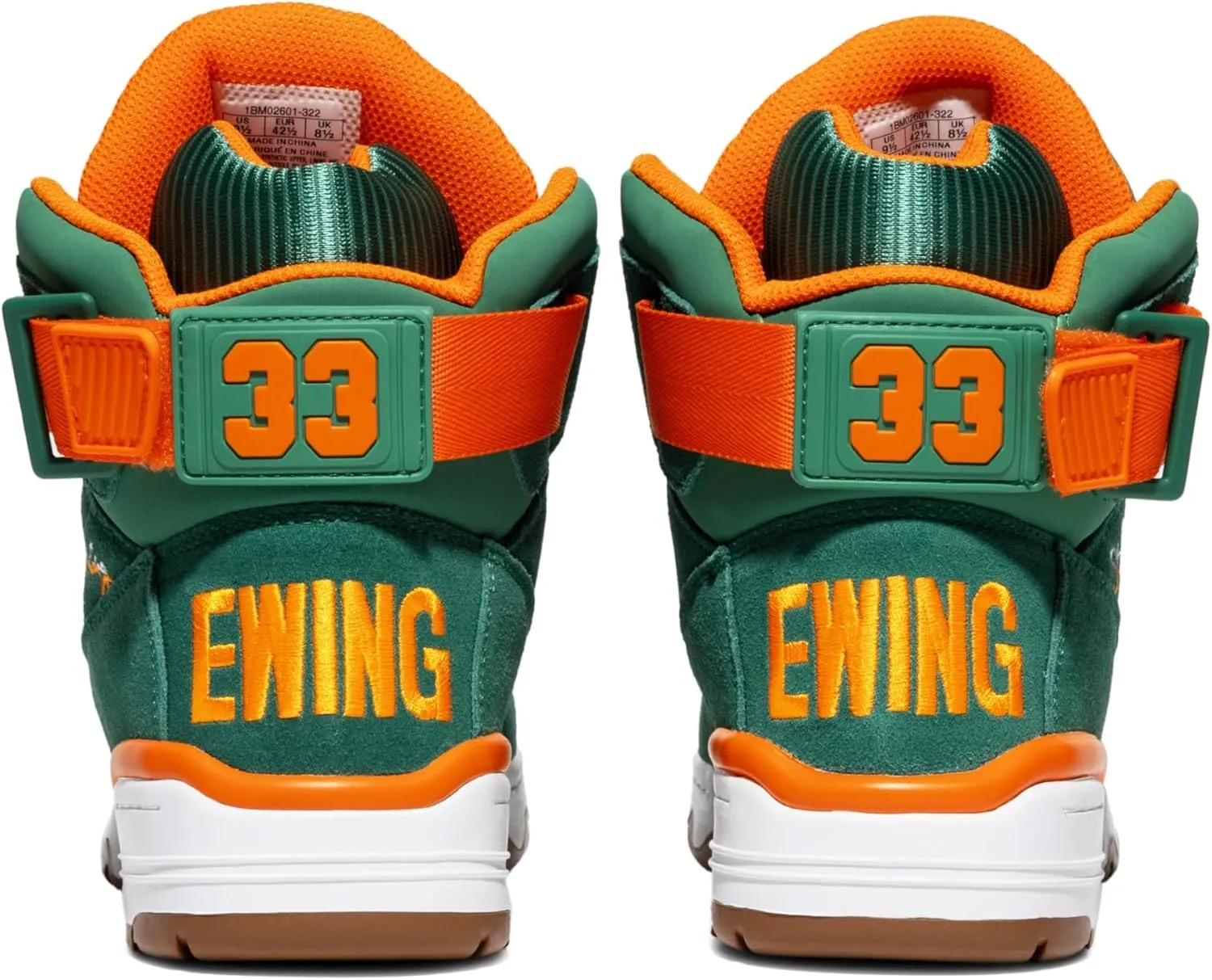 PATRICK EWING ATHLETICS 33 HI Green/Orange/Gum ST PATRICKS DAY 1BM02601-322