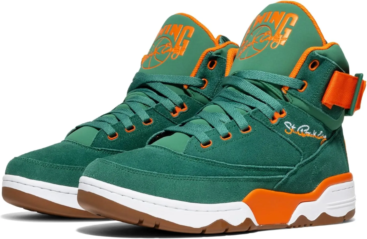 PATRICK EWING ATHLETICS 33 HI Green/Orange/Gum ST PATRICKS DAY 1BM02601-322