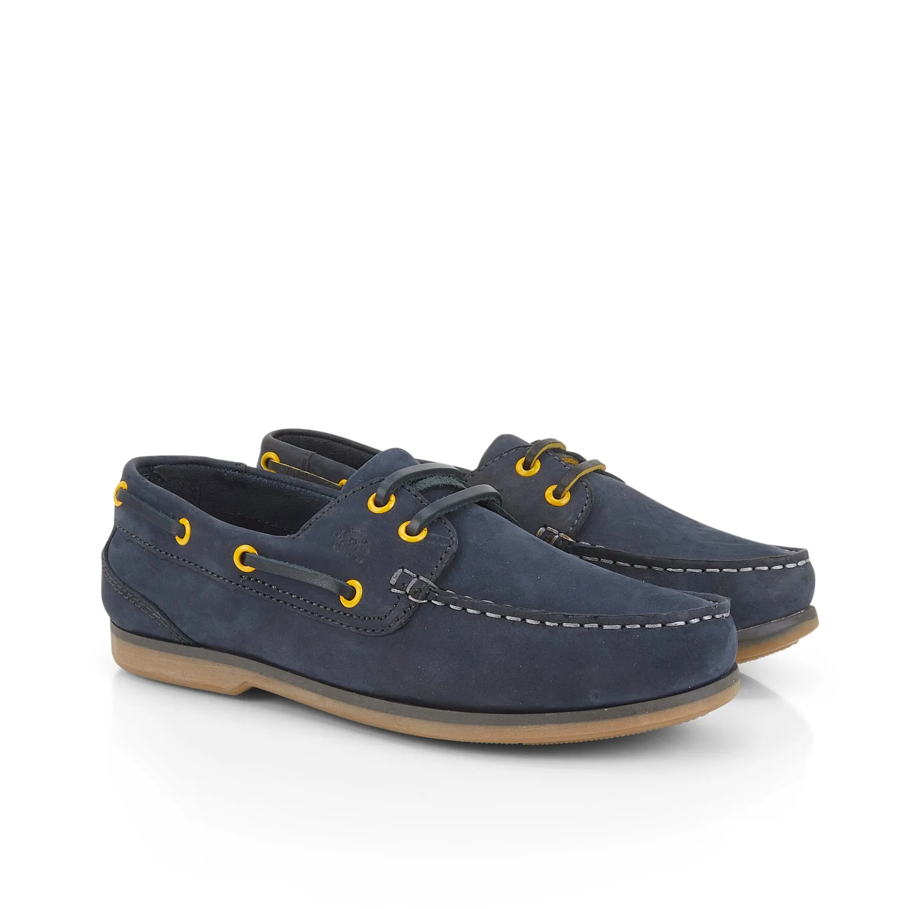 Pippa Women's Boat Shoes - NAVY/YELLOW