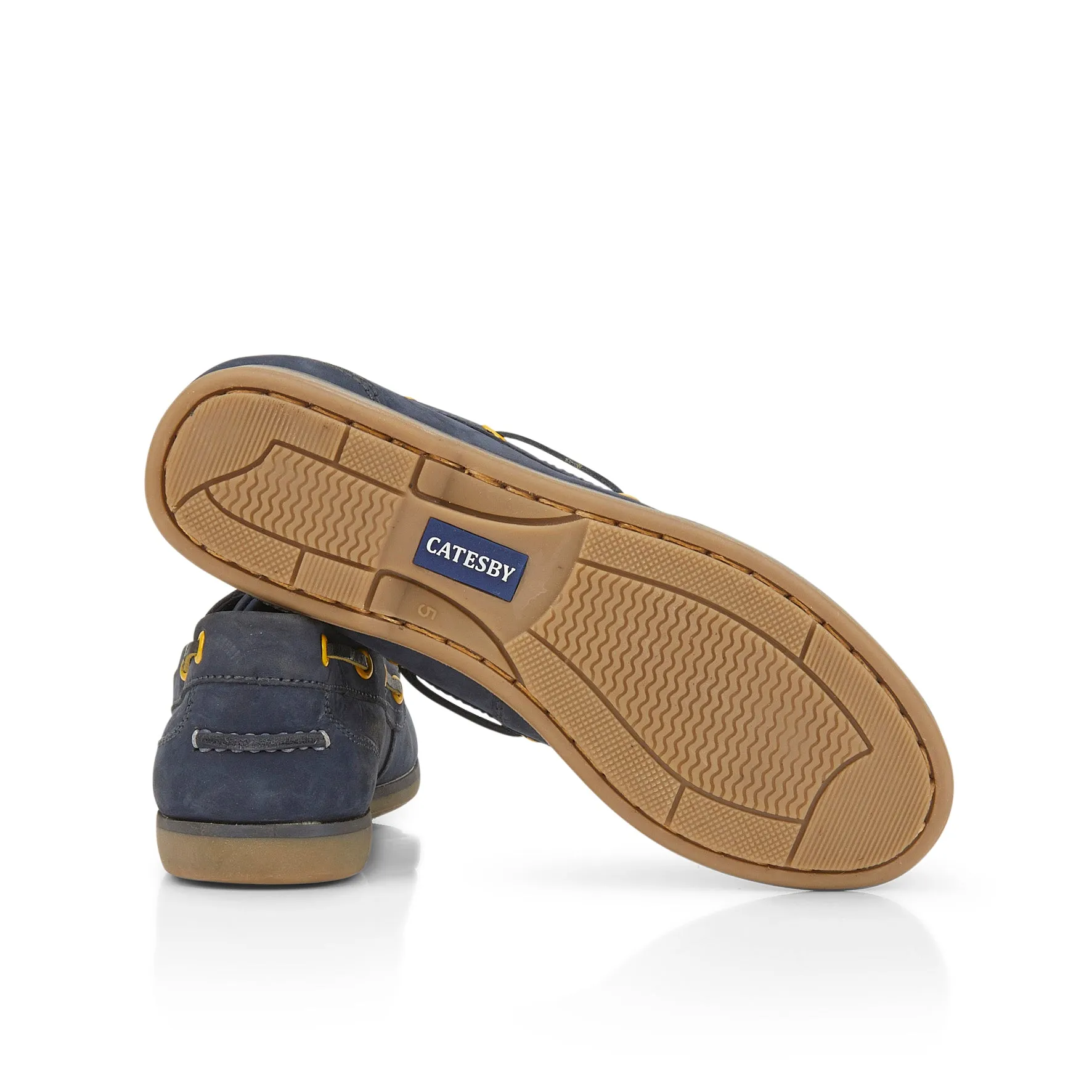 Pippa Women's Boat Shoes - NAVY/YELLOW