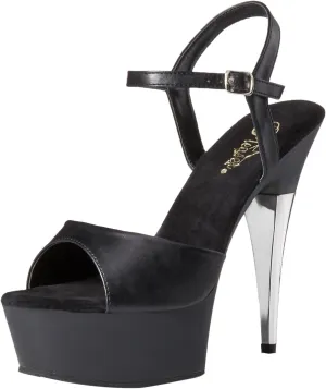 Pleaser Women's CAP609/BPU/M Platform Dress Sandal