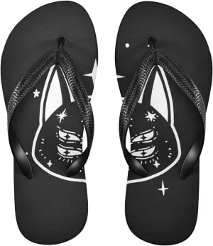 Poeticcity Flip Sandal Men Women Flip Flops for Hotel Spa Home Slippers Bedroom Travel S-XXL