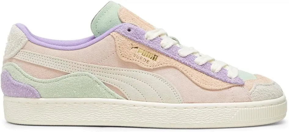 PUMA Mens Suede Trippy Lace Up Sneakers Shoes Casual - Green, Orange, Purple - Size 7.5 M