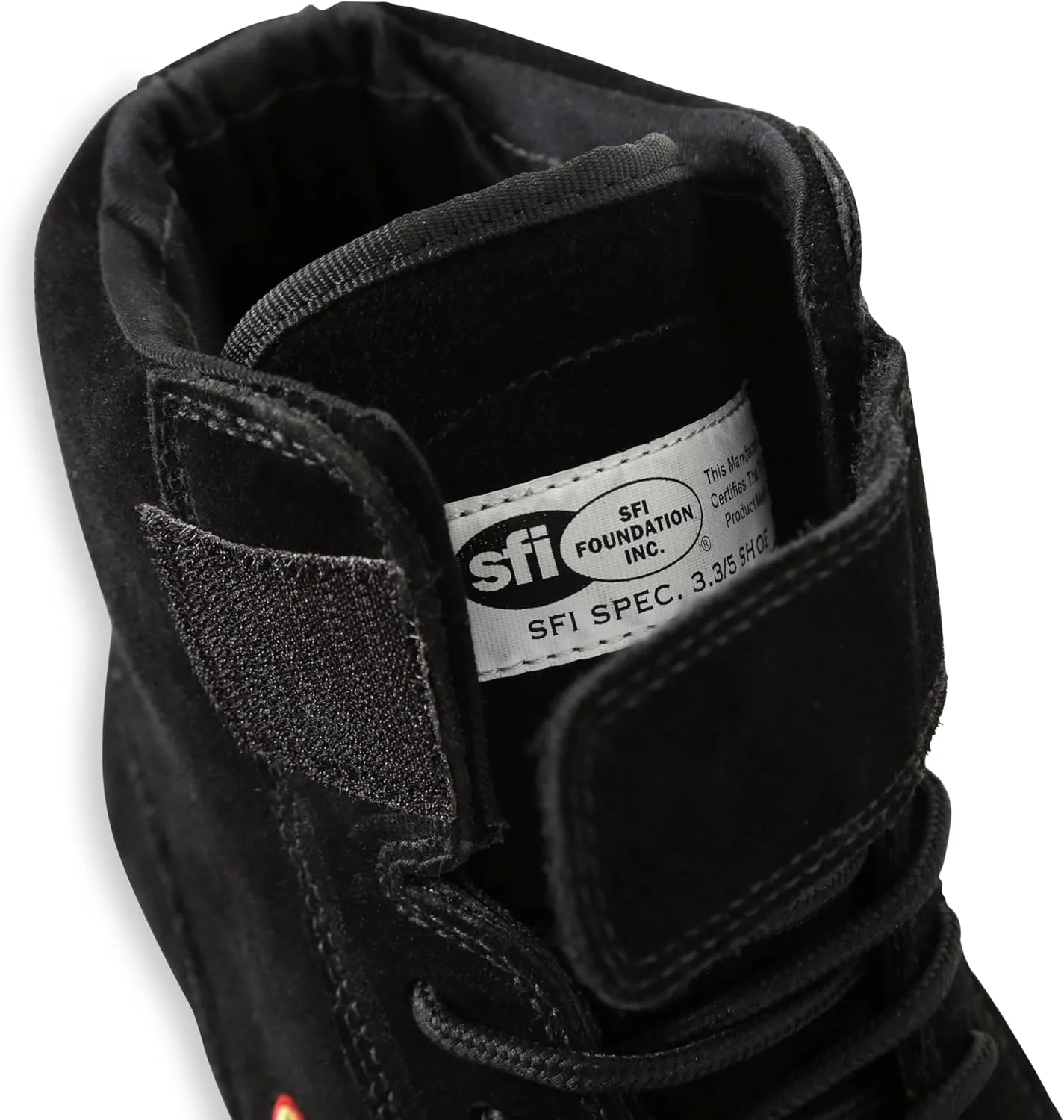 RaceQuipRQP 30300090RQP 303 Driving Shoes - Mid-Top - SFI 3.3/5 - Black - Size 9