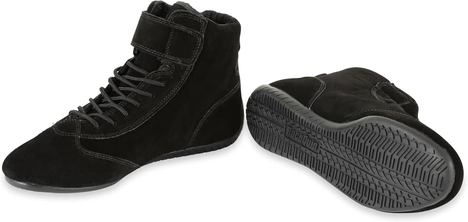 RaceQuipRQP 30300090RQP 303 Driving Shoes - Mid-Top - SFI 3.3/5 - Black - Size 9