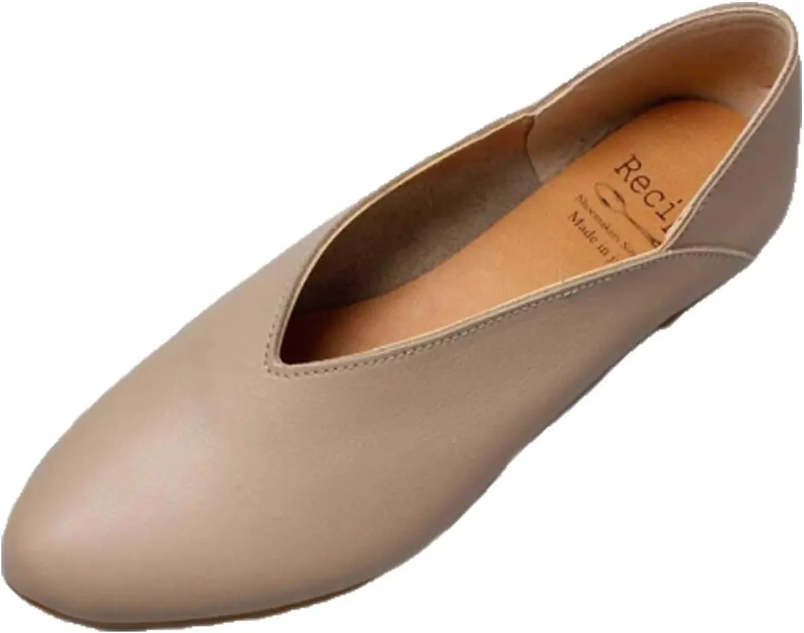Recipe RP279 Women's V-Cut Babu Shoe, Nubuck Mint