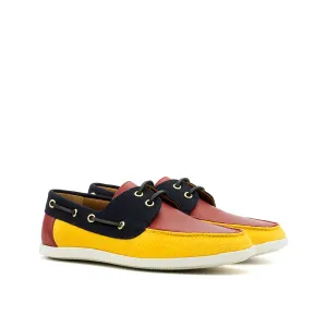 Red and Yellow Boat Shoe