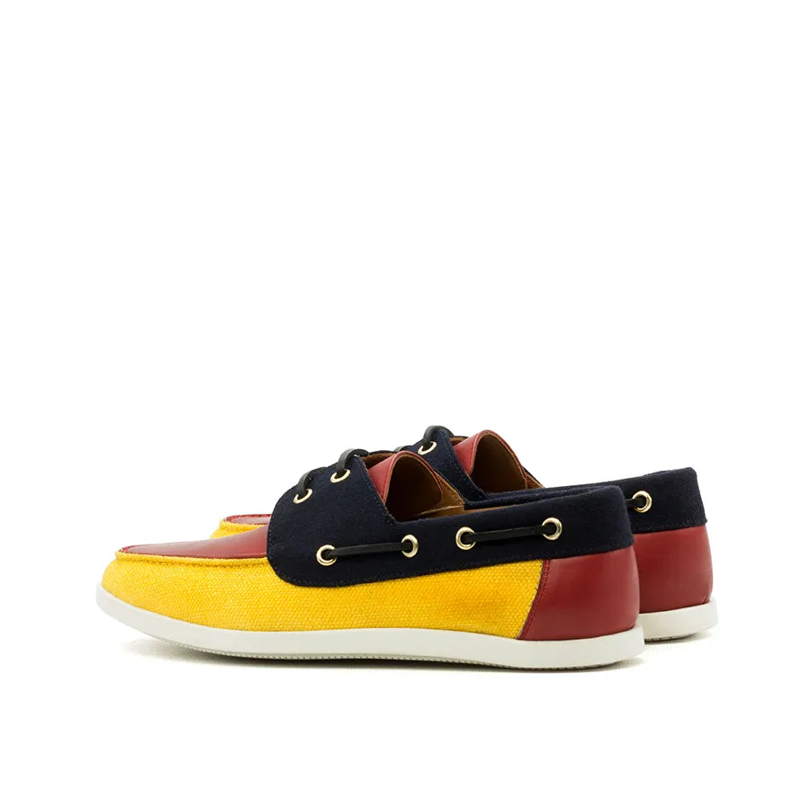 Red and Yellow Boat Shoe
