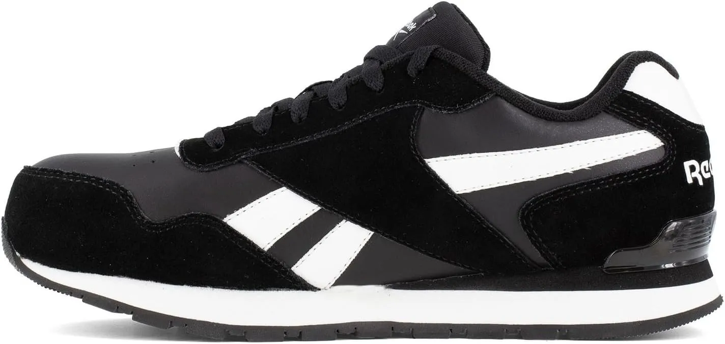 Reebok Men's Rb1982 Harman Work Construction Shoe Black and White Safety