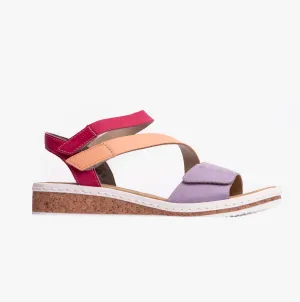 Rieker V3670-90 Womens Sandals Multi