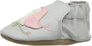 Robeez Baby Girls and Unisex Soft Soles Slip-Resistant Crib Shoes Slippers for Infant and Toddler, 0-24 Months