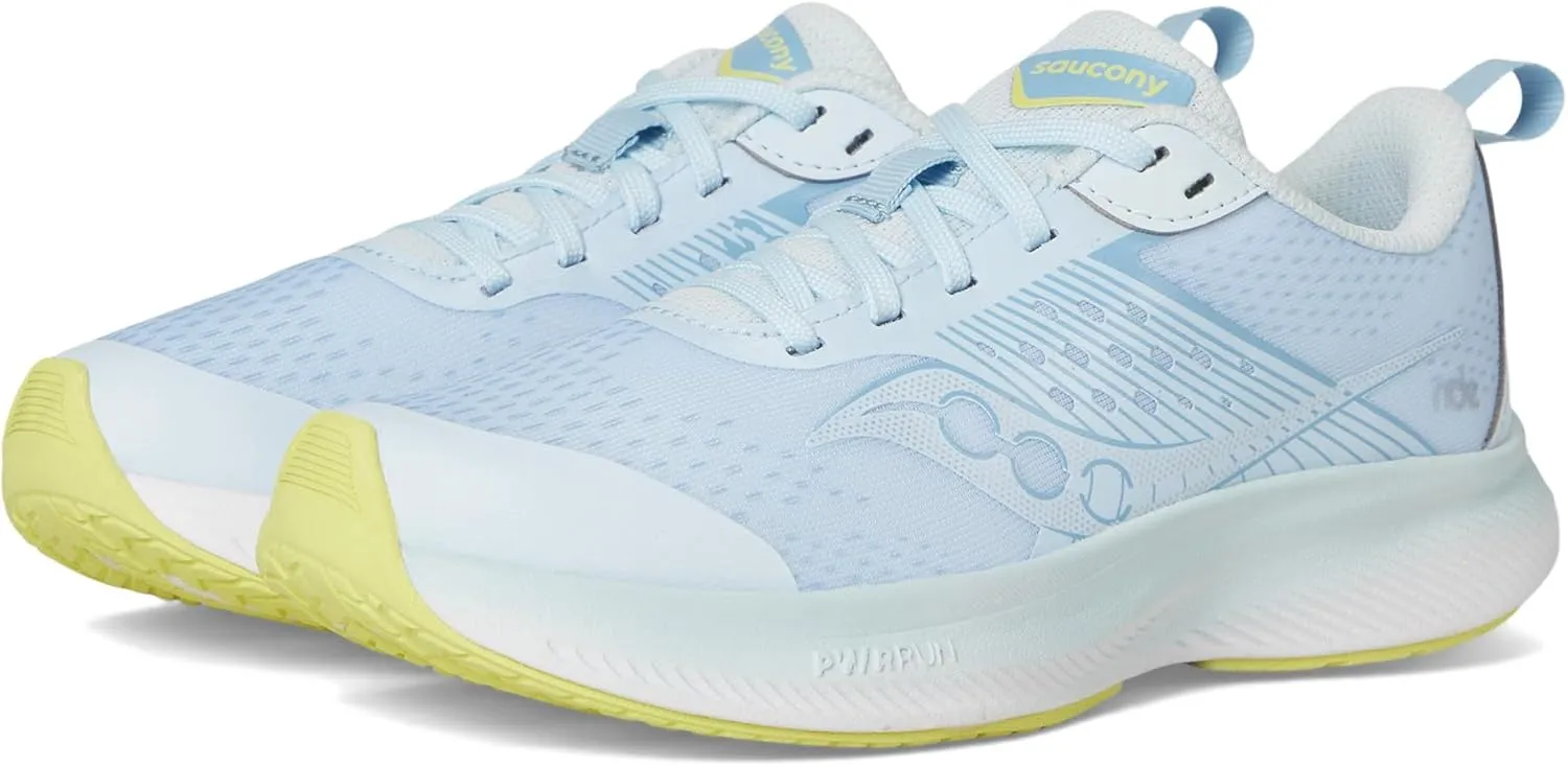 Saucony Ride Kidz Sneaker, Blue, 2.5 US Unisex Big Kid