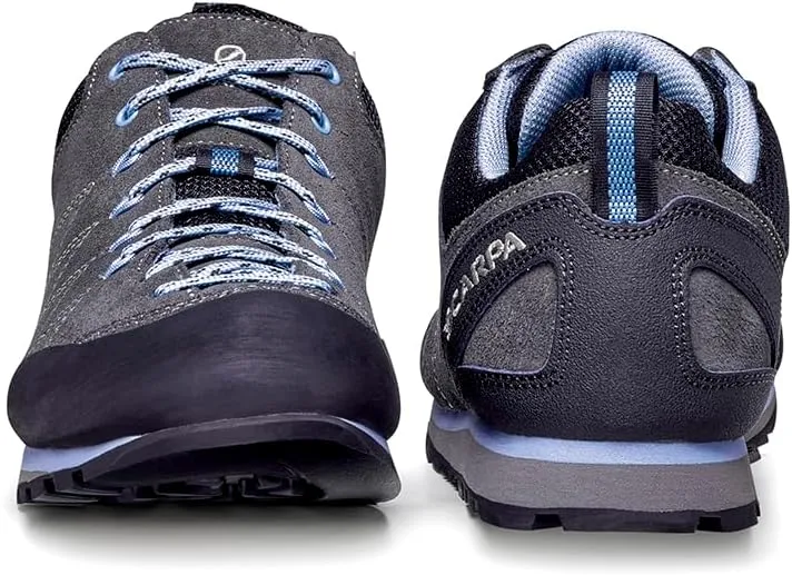 SCARPA Women's Crux Lightweight Suede Leather Approach Shoes for Hiking & Walking