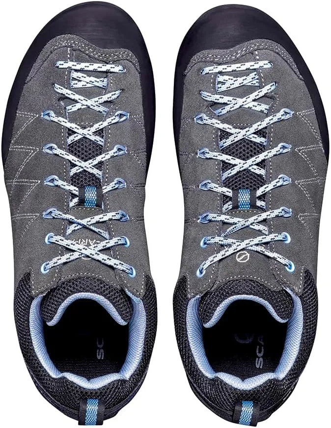 SCARPA Women's Crux Lightweight Suede Leather Approach Shoes for Hiking & Walking