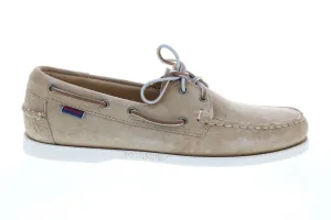 Sebago Portland Flesh Out 7111PTW Mens Beige Loafers & Slip Ons Boat Shoes