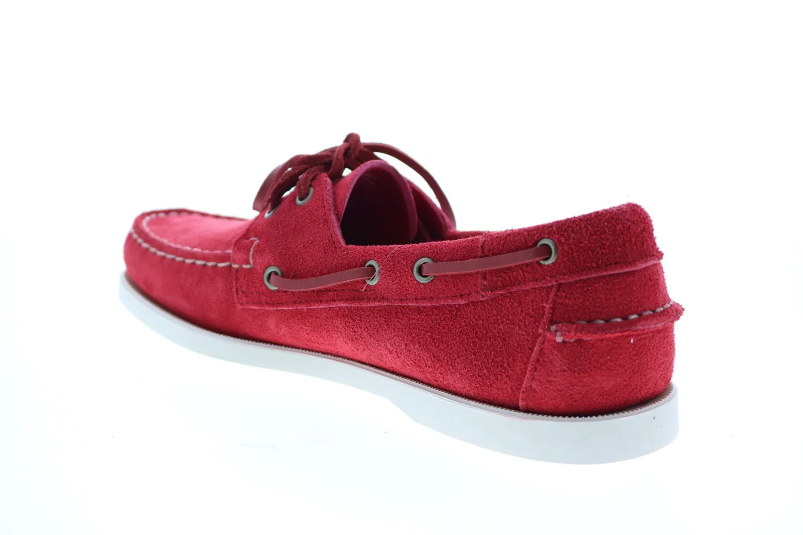 Sebago Portland Flesh Out 7111PTW Mens Red Loafers & Slip Ons Boat Shoes