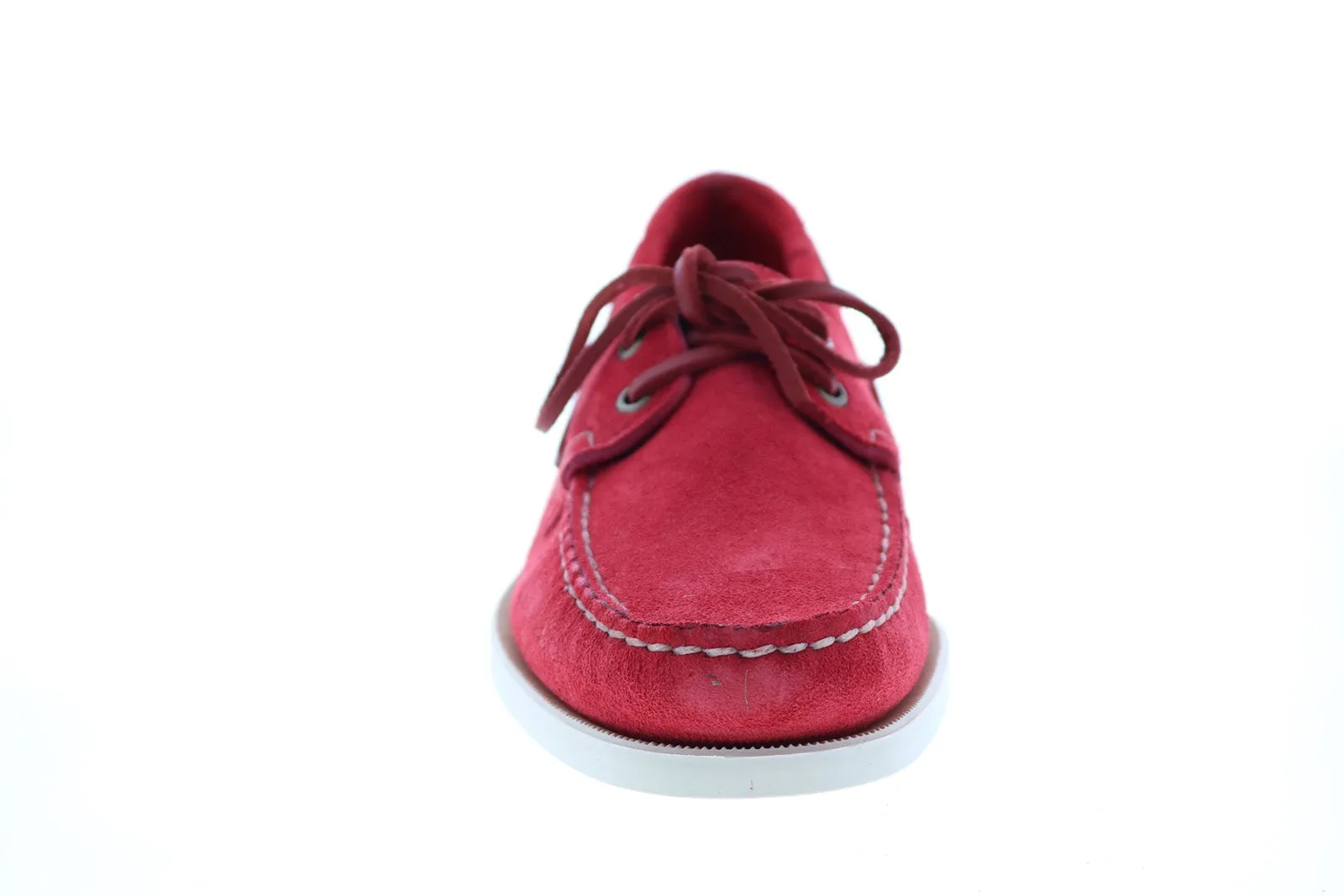 Sebago Portland Flesh Out 7111PTW Mens Red Loafers & Slip Ons Boat Shoes