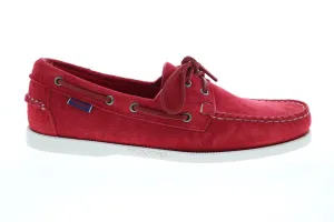 Sebago Portland Flesh Out 7111PTW Mens Red Loafers & Slip Ons Boat Shoes