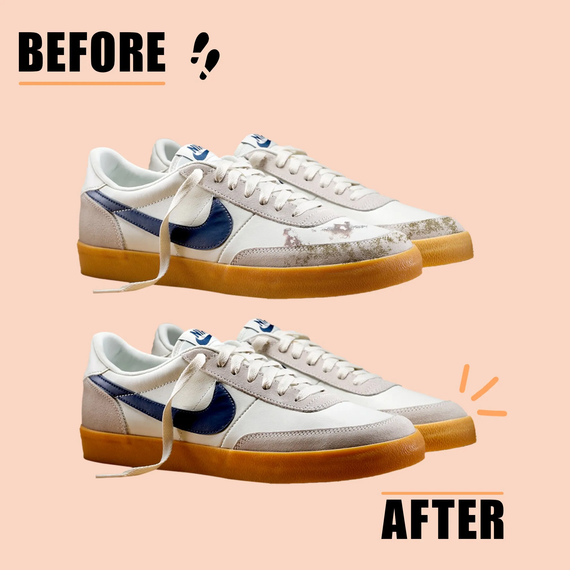 Shoe Mistri Instant Suede Shoe Eraser/Rubber for Cleaning | Quickly Remove Stains & Scuffs from Suede Shoes | Revive Your Suedes in Minutes (Pack of 1)