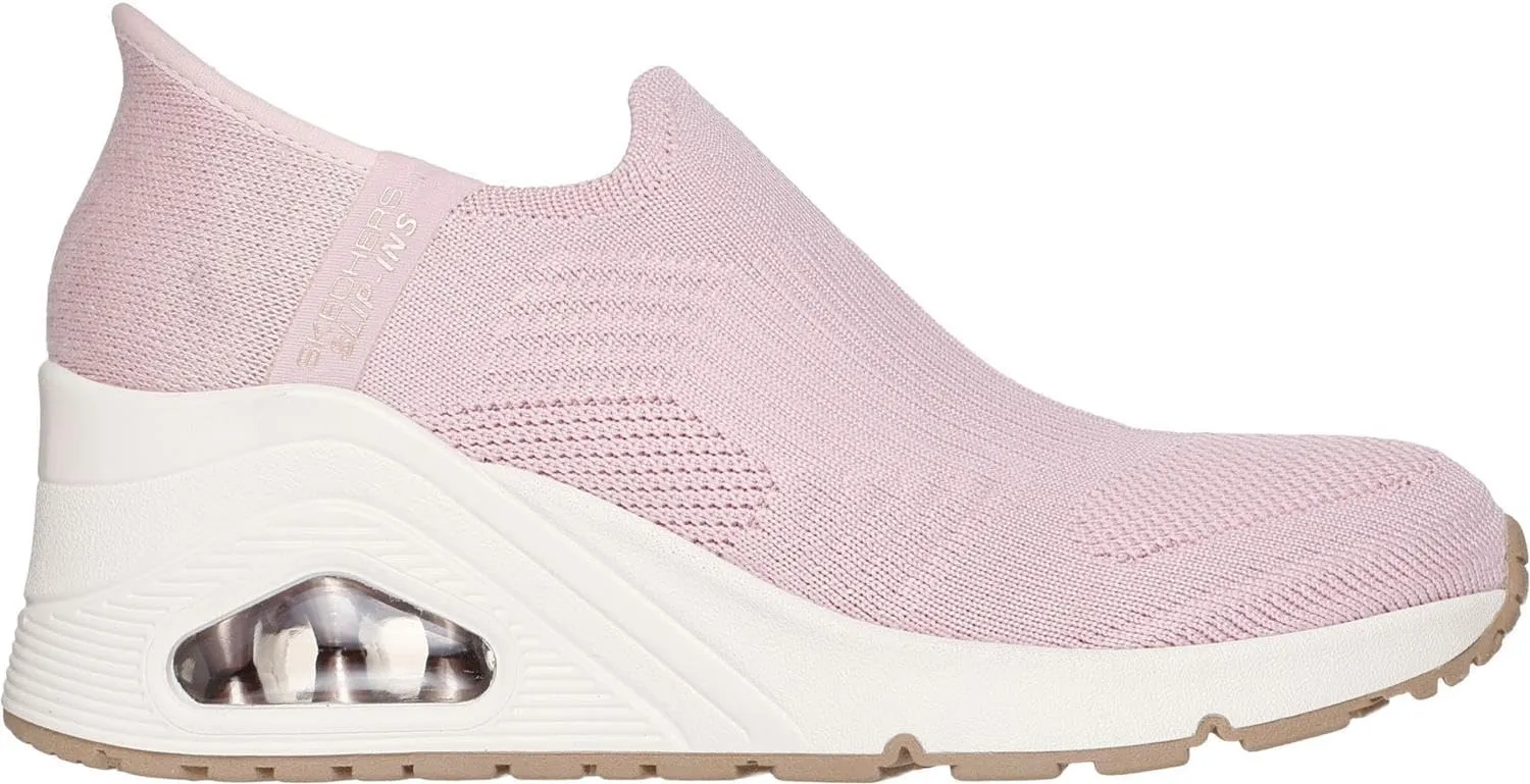 Skechers Women's Uno Wedge-Kickin' Knit Hands Free Slip-ins Sneaker