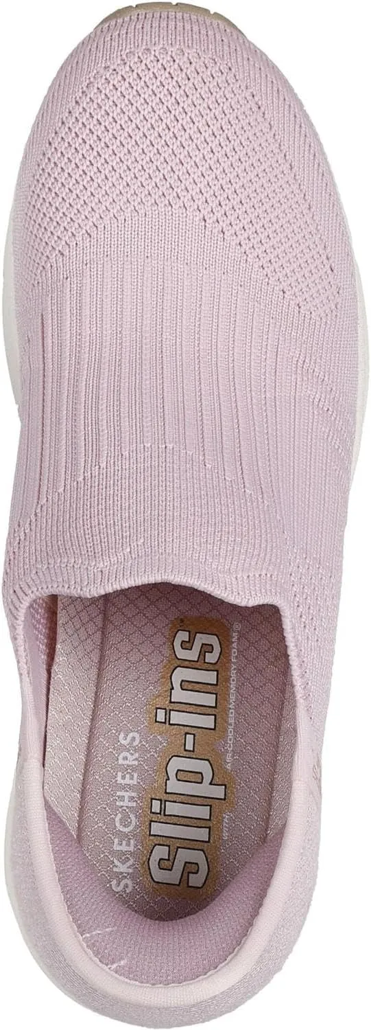Skechers Women's Uno Wedge-Kickin' Knit Hands Free Slip-ins Sneaker