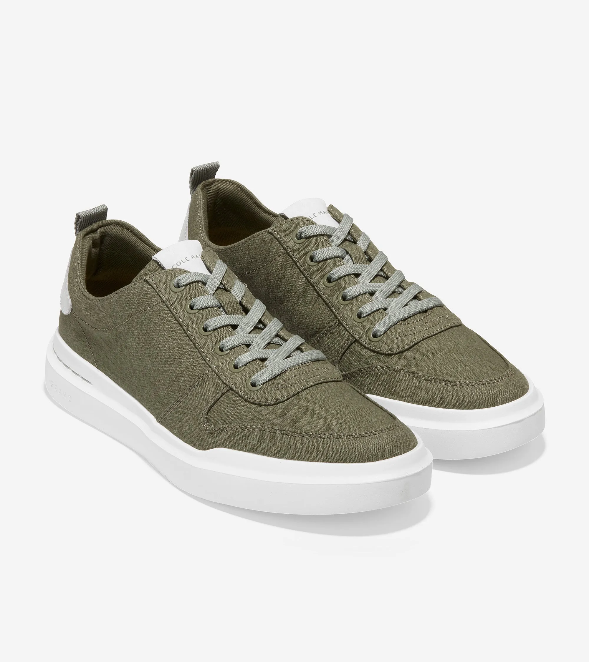 Sneaker Haan Timeless Olive-White Exclusive options Lace Dusty Court Up Cole Rally Canvas Grandpro