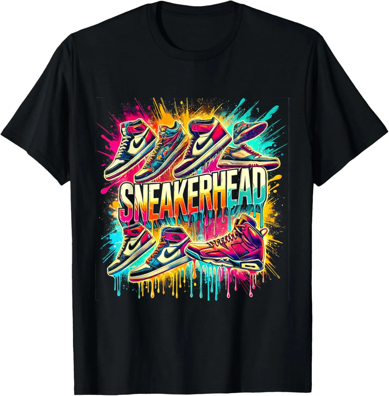 Sneaker Head Streetwear Style T-Shirt