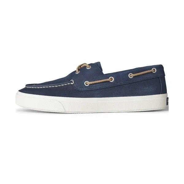 Sperry BAHAMA PLUSHWAVE Mens Leather Boat Shoes Navy