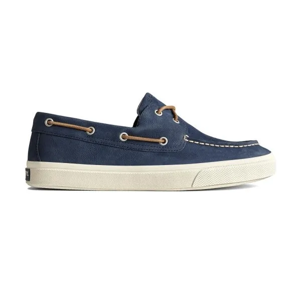 Sperry BAHAMA PLUSHWAVE Mens Leather Boat Shoes Navy