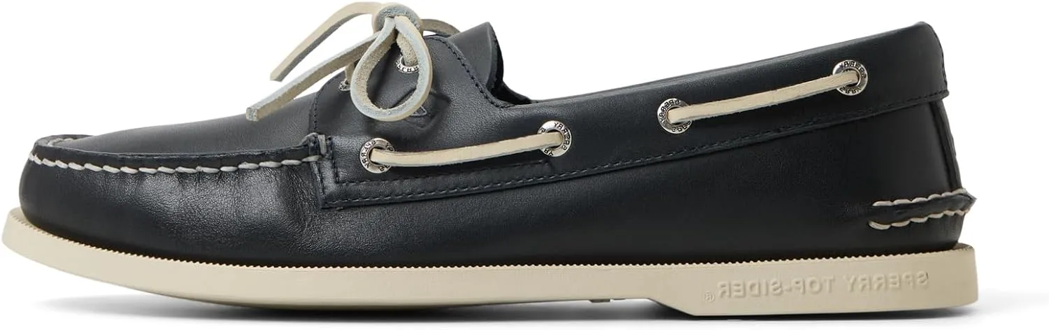 Sperry Men's Authentic Original 2-Eye Boat Shoe, Navy, 7