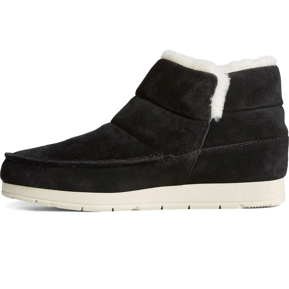 Sperry Moc-Sider Bootie Leather Shoe Black