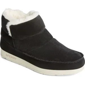 Sperry Moc-Sider Bootie Leather Shoe Black
