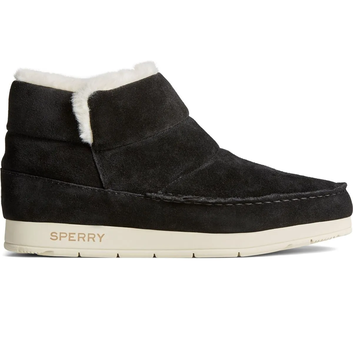 Sperry Moc-Sider Bootie Leather Shoe Black