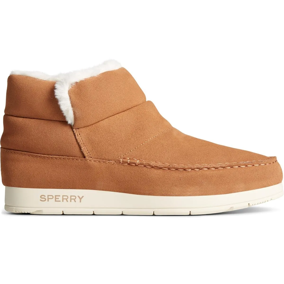Sperry Moc-Sider Bootie Leather Shoe Tan