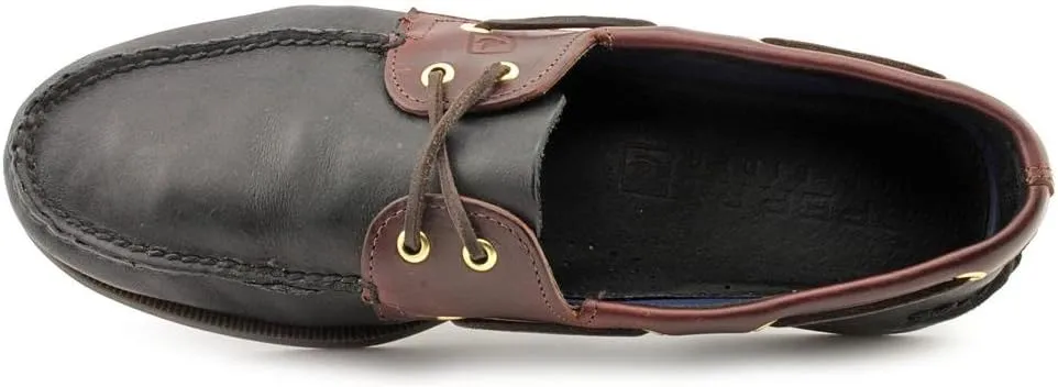 Sperry Top-Sider Men's Authentic Original 2-Eye Boat Shoe Black Brow