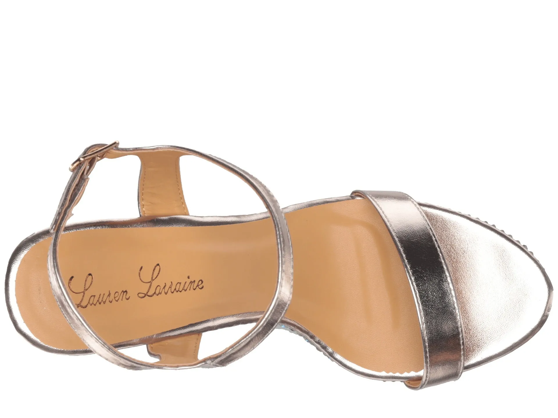Strap Wedge Supportive Platform Endless variety Gold Rhinestone Lorraine Pari Sandals Lauren Ankle Pu Multi