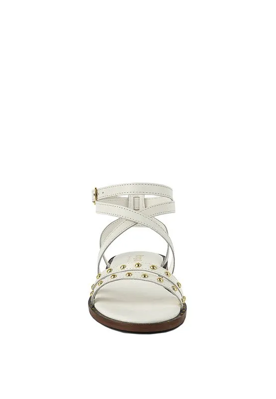 Studs Embellishment Strappy Sandals