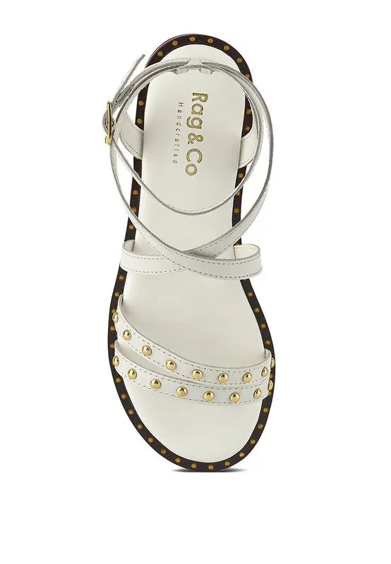 Studs Embellishment Strappy Sandals