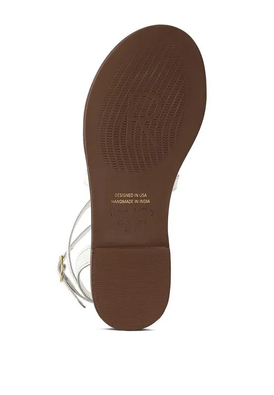 Studs Embellishment Strappy Sandals