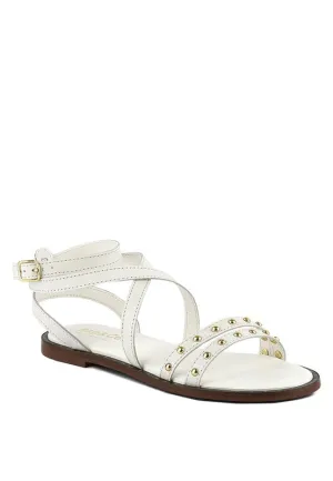 Studs Embellishment Strappy Sandals