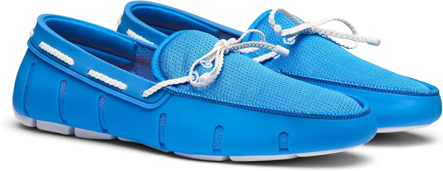 SWIMS Mens Loafers, Braided Lace Casual Slip-Ons Shoes, Fashion Shoe for Beach