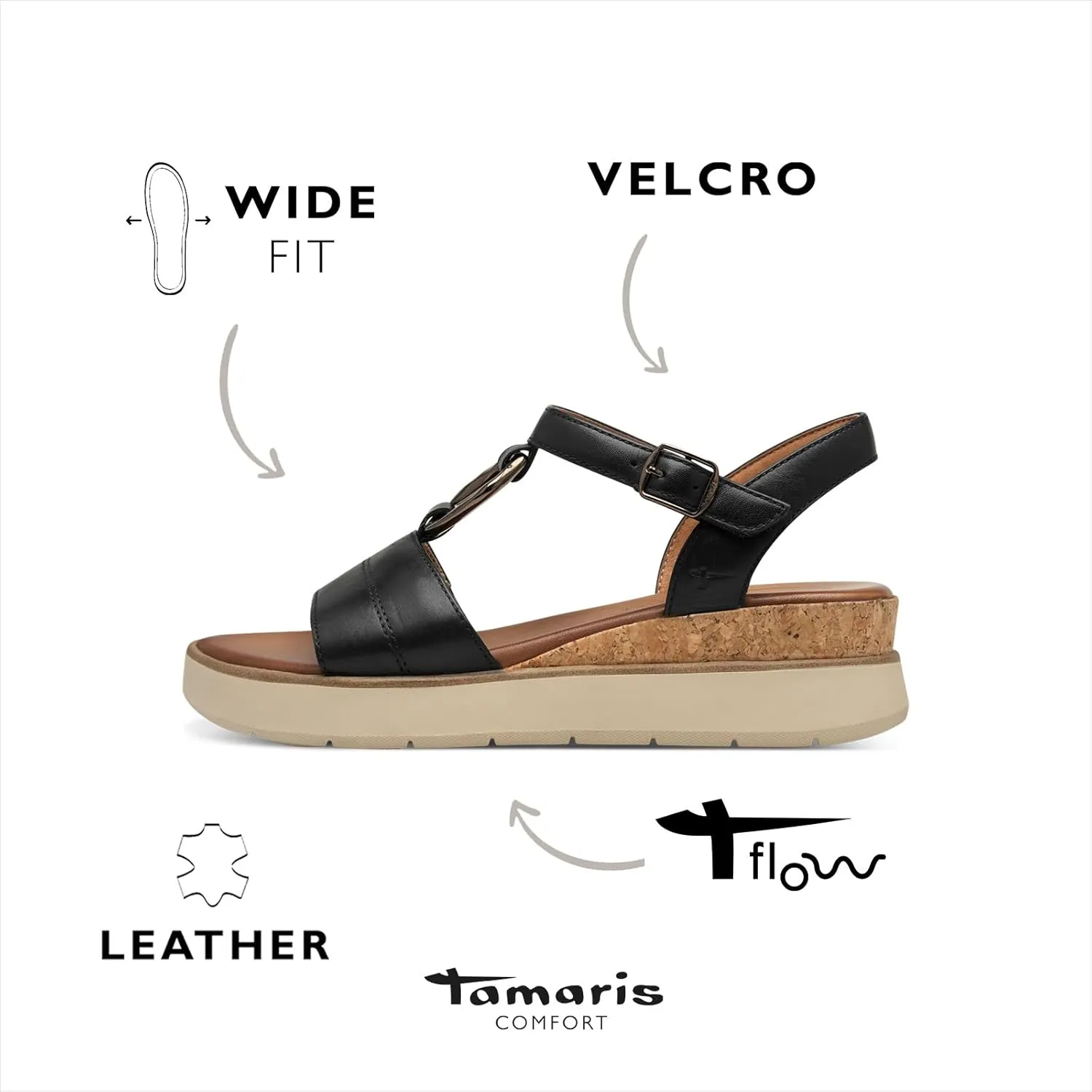 Tamaris Women's Open Toe Sandals