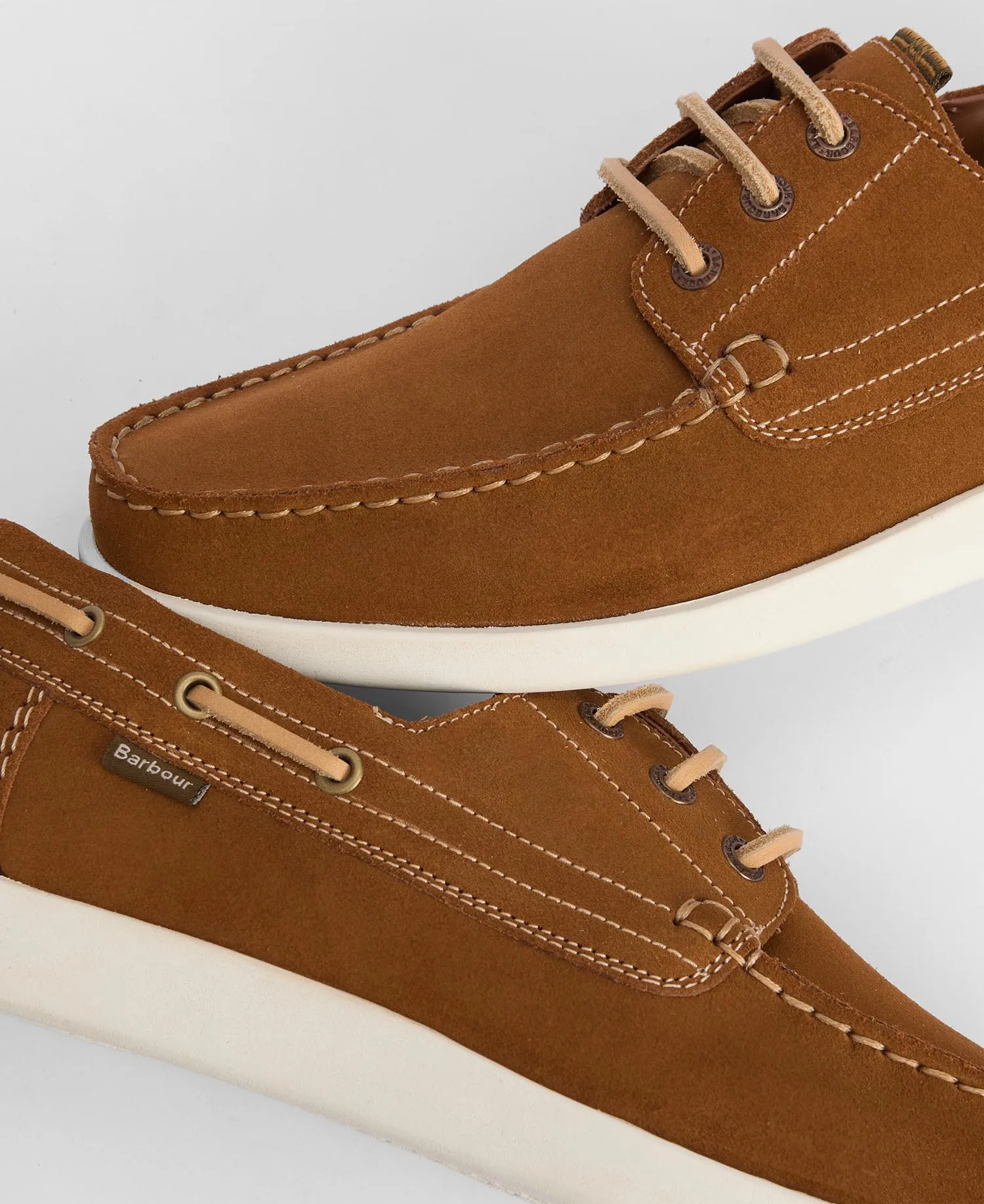 Tan Armada Suede Boat Shoe