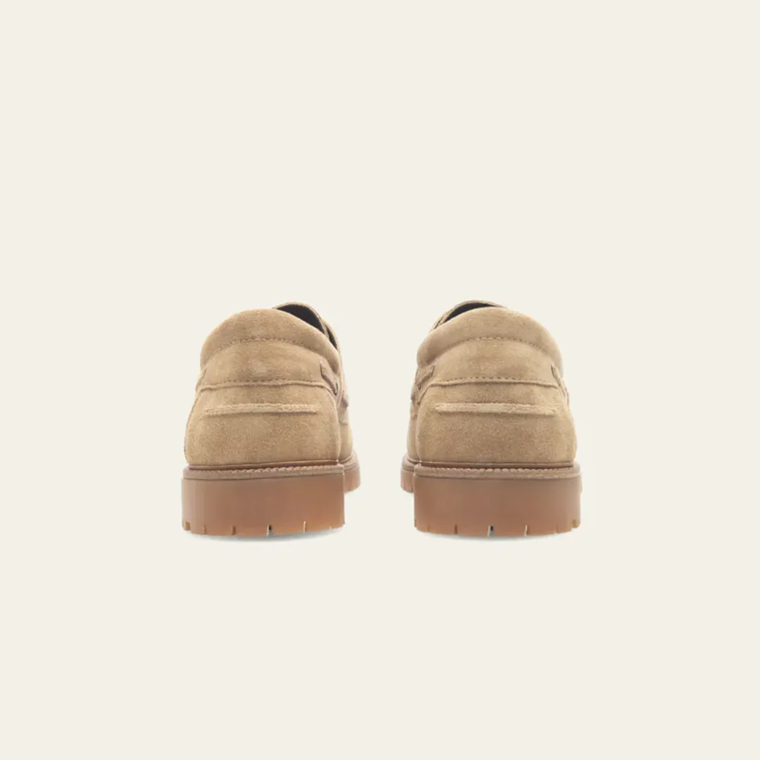 Taylor Suede Boat Shoe (Light Sand)