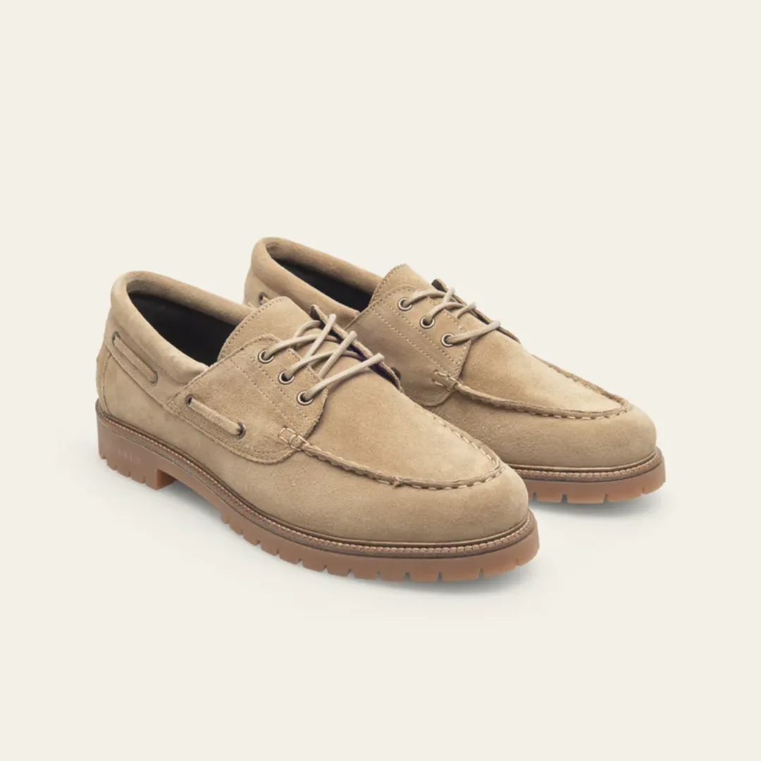 Taylor Suede Boat Shoe (Light Sand)