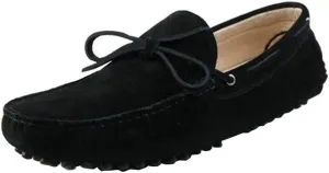 TDA Men's New Knot Suede Driving Loafers Penny Boat Shoes