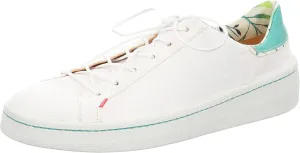 Think! Women's Kumi Sustainable Interchangeable Footbed Trainers, Bianco Estate 1010, 9 Women