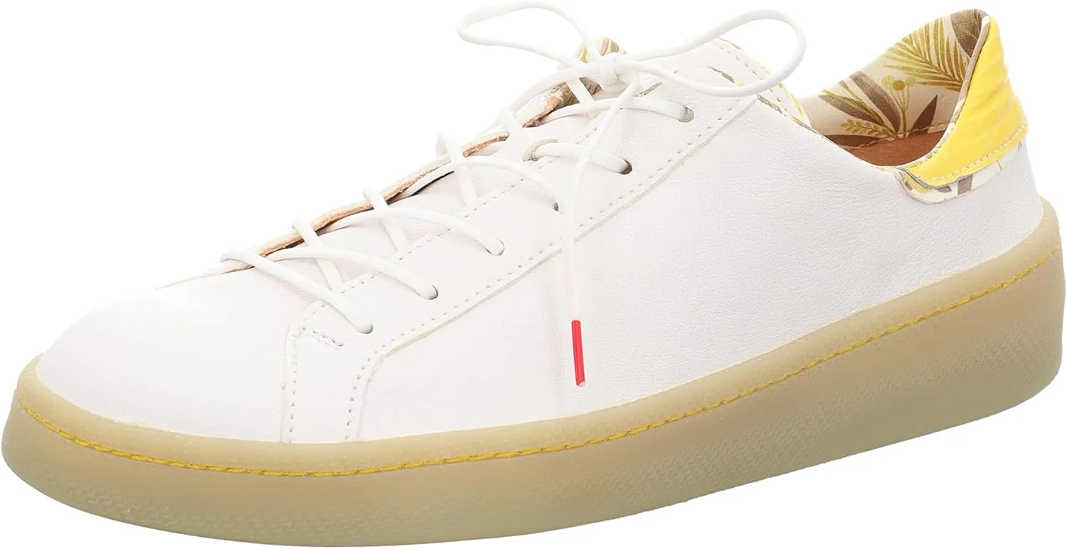 Think! Women's Kumi Sustainable Interchangeable Footbed Trainers, Bianco Estate 1020, 8.5 Women