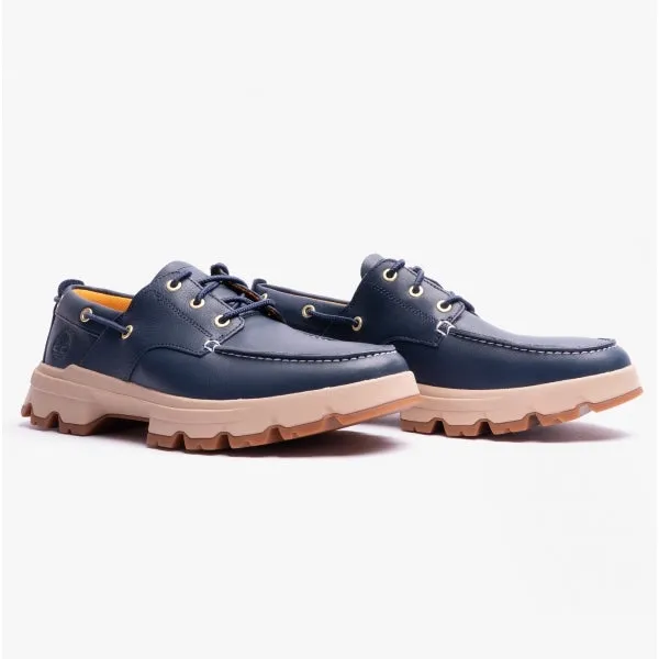 Timberland TBL Originals Ultra Lthr MT Ox Mens Full Grain Boat Shoes Navy