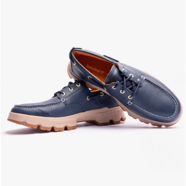 Timberland TBL Originals Ultra Lthr MT Ox Mens Full Grain Boat Shoes Navy